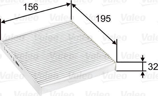 Valeo 715637 - Filtrs, Salona telpas gaiss autodraugiem.lv