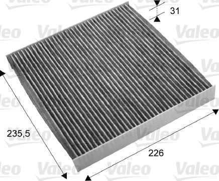 Valeo 715678 - Filtrs, Salona telpas gaiss autodraugiem.lv