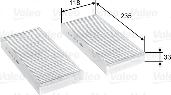 Valeo 715812 - Filtrs, Salona telpas gaiss autodraugiem.lv