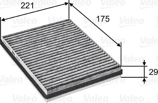 Valeo 715750 - Filtrs, Salona telpas gaiss autodraugiem.lv