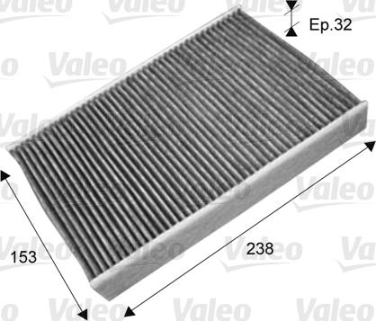 Valeo 715722 - Filtrs, Salona telpas gaiss autodraugiem.lv