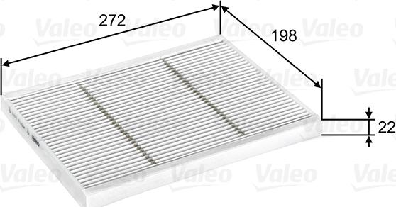 Valeo 716067 - Filtrs, Salona telpas gaiss autodraugiem.lv