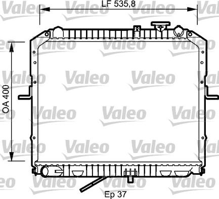 Valeo 734990 - Radiators, Motora dzesēšanas sistēma autodraugiem.lv