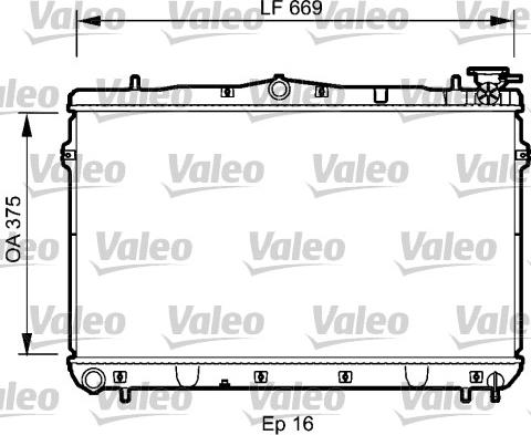 Valeo 734950 - Radiators, Motora dzesēšanas sistēma autodraugiem.lv