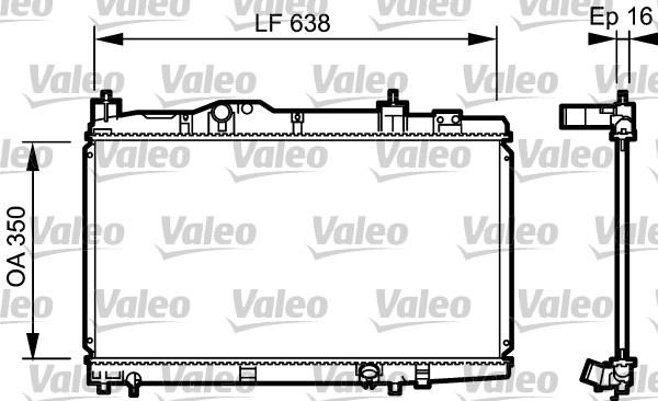 Valeo 734916 - Radiators, Motora dzesēšanas sistēma autodraugiem.lv