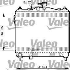 Valeo 734912 - Radiators, Motora dzesēšanas sistēma autodraugiem.lv