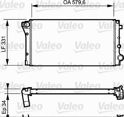 Valeo 734932 - Radiators, Motora dzesēšanas sistēma autodraugiem.lv