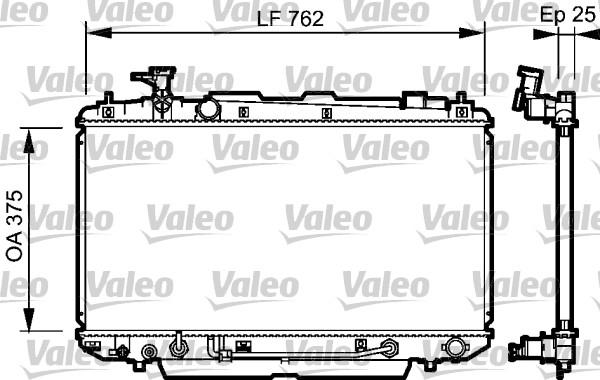 Valeo 734493 - Radiators, Motora dzesēšanas sistēma autodraugiem.lv