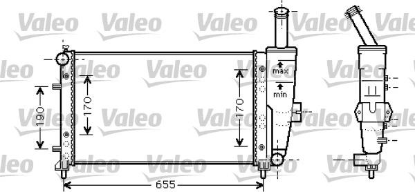 Valeo 734459 - Radiators, Motora dzesēšanas sistēma autodraugiem.lv