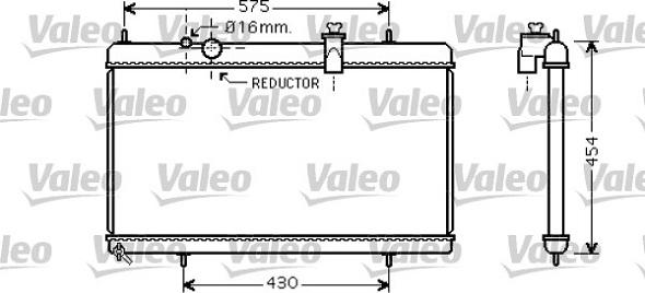 Valeo 734452 - Radiators, Motora dzesēšanas sistēma autodraugiem.lv