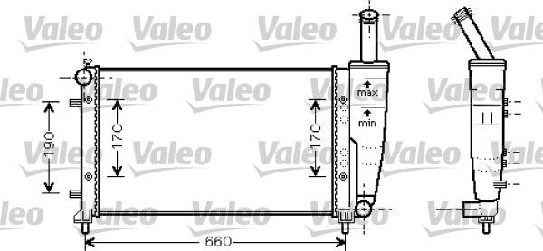 Valeo 734457 - Radiators, Motora dzesēšanas sistēma autodraugiem.lv