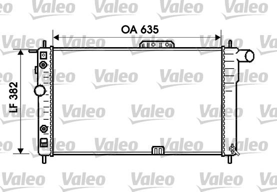 Valeo 734596 - Radiators, Motora dzesēšanas sistēma autodraugiem.lv