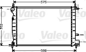 Valeo 734543 - Radiators, Motora dzesēšanas sistēma autodraugiem.lv