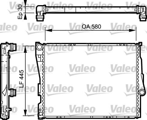 Valeo 734589 - Radiators, Motora dzesēšanas sistēma autodraugiem.lv