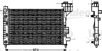 Valeo 734532 - Radiators, Motora dzesēšanas sistēma autodraugiem.lv