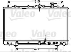 Valeo 734525 - Radiators, Motora dzesēšanas sistēma autodraugiem.lv