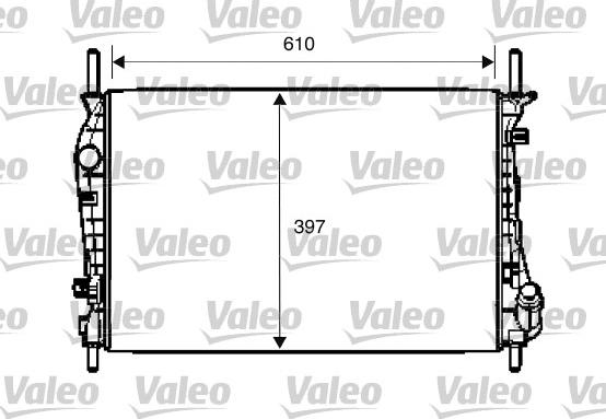 Valeo 734696 - Radiators, Motora dzesēšanas sistēma autodraugiem.lv