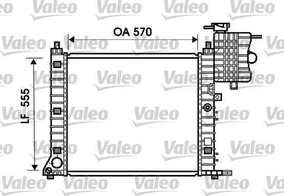 Valeo 734674 - Radiators, Motora dzesēšanas sistēma autodraugiem.lv