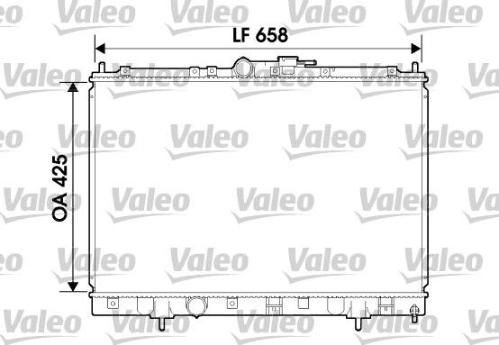 Valeo 734198 - Radiators, Motora dzesēšanas sistēma autodraugiem.lv