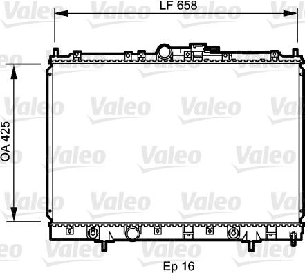 Valeo 734197 - Radiators, Motora dzesēšanas sistēma autodraugiem.lv