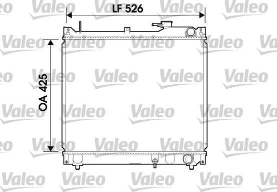 Valeo 734162 - Radiators, Motora dzesēšanas sistēma autodraugiem.lv