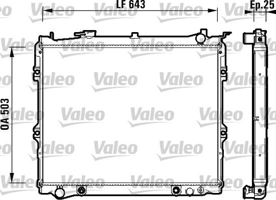 Valeo 734118 - Radiators, Motora dzesēšanas sistēma autodraugiem.lv