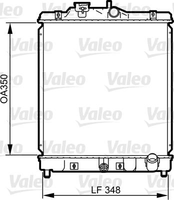 Valeo 734117 - Radiators, Motora dzesēšanas sistēma autodraugiem.lv