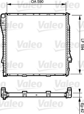 Valeo 734894 - Radiators, Motora dzesēšanas sistēma autodraugiem.lv