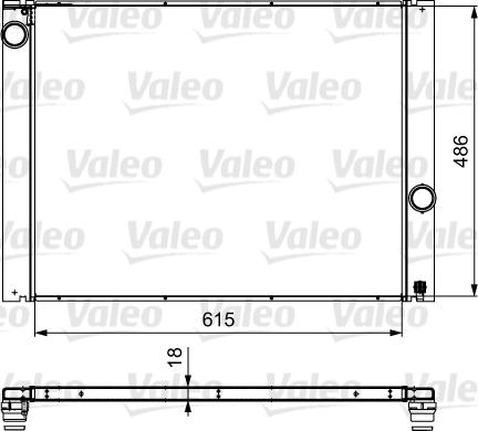 Valeo 734898 - Radiators, Motora dzesēšanas sistēma autodraugiem.lv