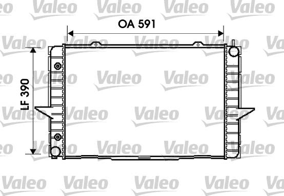 Valeo 734856 - Radiators, Motora dzesēšanas sistēma autodraugiem.lv