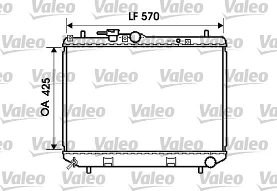 Valeo 734865 - Radiators, Motora dzesēšanas sistēma autodraugiem.lv