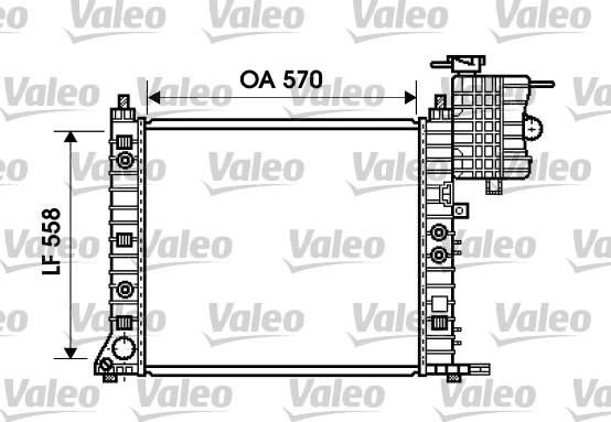 Valeo 734806 - Radiators, Motora dzesēšanas sistēma autodraugiem.lv