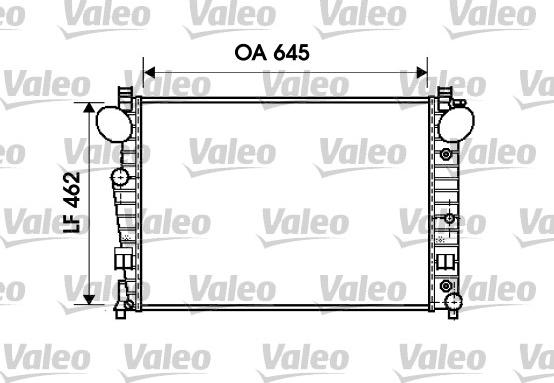 Valeo 734801 - Radiators, Motora dzesēšanas sistēma autodraugiem.lv