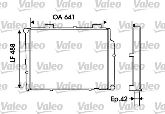 Valeo 734803 - Radiators, Motora dzesēšanas sistēma autodraugiem.lv