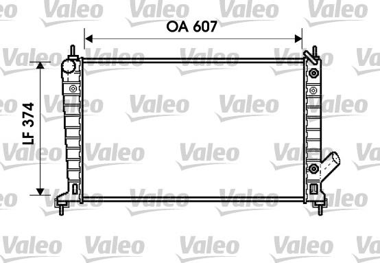 Valeo 734830 - Radiators, Motora dzesēšanas sistēma autodraugiem.lv