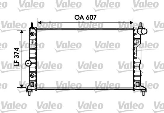 Valeo 734831 - Radiators, Motora dzesēšanas sistēma autodraugiem.lv