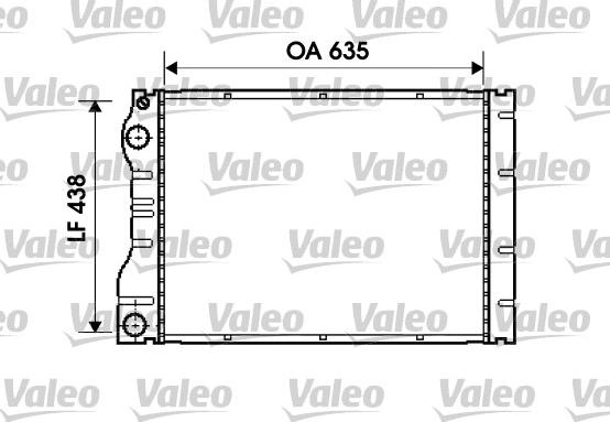 Valeo 734828 - Radiators, Motora dzesēšanas sistēma autodraugiem.lv