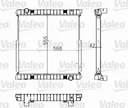 Valeo 734872 - Radiators, Motora dzesēšanas sistēma autodraugiem.lv