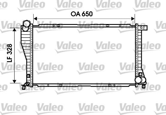 Valeo 734394 - Radiators, Motora dzesēšanas sistēma autodraugiem.lv