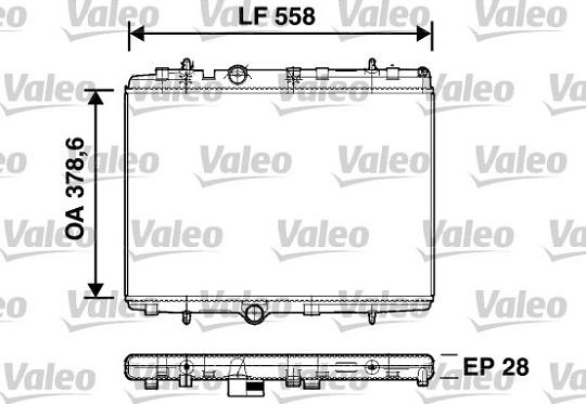 Valeo 734398 - Radiators, Motora dzesēšanas sistēma autodraugiem.lv