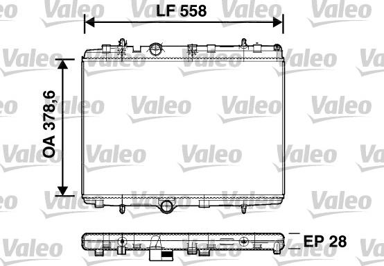 Valeo 734398 - Radiators, Motora dzesēšanas sistēma autodraugiem.lv