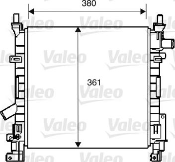 Valeo 734392 - Radiators, Motora dzesēšanas sistēma autodraugiem.lv