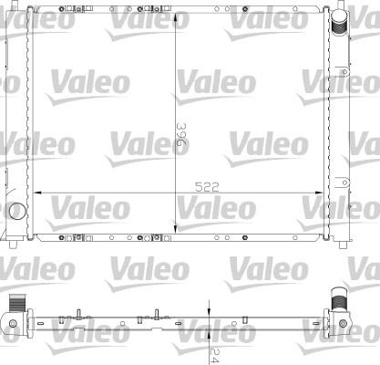 Valeo 734354 - Radiators, Motora dzesēšanas sistēma autodraugiem.lv