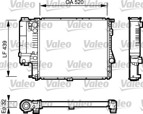 Valeo 734301 - Radiators, Motora dzesēšanas sistēma autodraugiem.lv