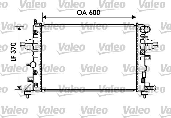 Valeo 734381 - Radiators, Motora dzesēšanas sistēma autodraugiem.lv