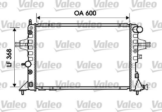 Valeo 734388 - Radiators, Motora dzesēšanas sistēma autodraugiem.lv