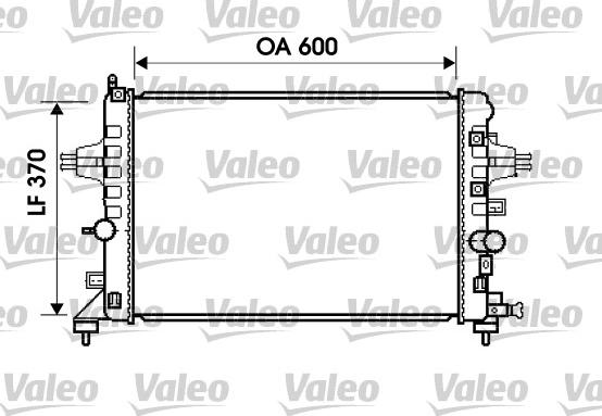 Valeo 734382 - Radiators, Motora dzesēšanas sistēma autodraugiem.lv