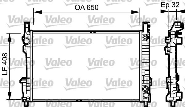 Valeo 734379 - Radiators, Motora dzesēšanas sistēma autodraugiem.lv