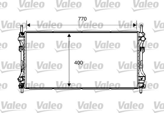 Valeo 734292 - Radiators, Motora dzesēšanas sistēma autodraugiem.lv