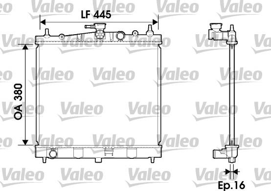 Valeo 734246 - Radiators, Motora dzesēšanas sistēma autodraugiem.lv